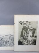 CSABA REKASSY limited edition etching 74?/100 titled - 'Camping' and a similar style etching 1/69