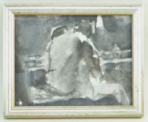 GORDON STUART inkwash - life study, signed, 17 x 22cms NB: Located for viewing / collection at