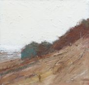 GORDON STUART oil on board - landscape, untitled, unsigned, 36 x 37cms NB: Located for viewing /