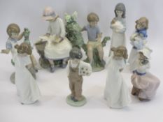 NAO ORNAMENTS (9) OF CHILDREN