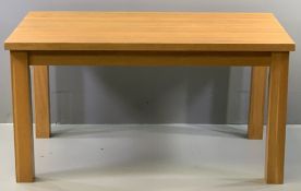 OAK DINING TABLE - modern, oblong, 79cms H, 150cms W, 90cms D