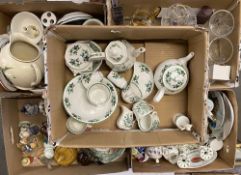 CHINA - Delft, various Staffordshire, glassware and teaware ETC - very large assortment in several