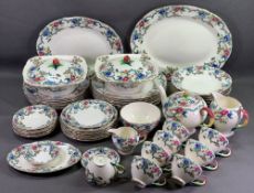 ROYAL CAULDON 'VICTORIA' TABLEWARE, approximately fifty pieces