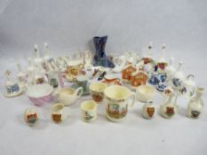 CHINA & PORCELAIN CABINET COLLECTABLES, a quantity to include Doulton Bunnykins, Royal Worcester