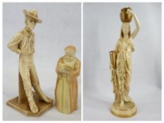 ROYAL WORCESTER FIGURINES (2) - to include 'The Yankee' Model No 836 from The Peoples of The World