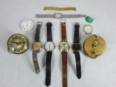 VINTAGE & MODERN WRISTWATCHES, CLOCK PARTS, ETC