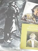 SIR KYFFIN WILLIAMS RA print - a farmer, by courtesy of Iowan and Margaret Bowen-Rees, unframed,