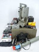 SPECTO VINTAGE FILM PROJECTOR - together with a collection of camera equipment