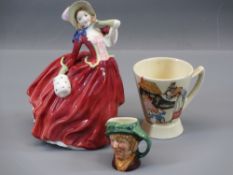 ROYAL DOULTON CHINA FIGURINE - Autumn Breezes HN1984, a pottery Royal Doulton children's nursery