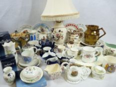 MASONS MANDARIN, GAUDY WELSH, RIBBON PLATES and other collectable china and teaware (in three