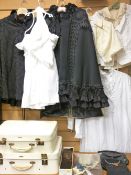 VICTORIAN & LATER COUTURE, cases, bags, kid gloves including two black capes, children and adult