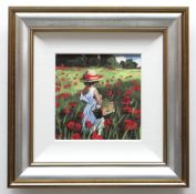 SHERREE VALENTINE DAINES hand embellished limited edition (55/195) giclee print on canvas - entitled