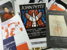 COLLECTION ART GALLERY EXHIBITION POSTERS, from the Glynn Vivian Gallery, Serpentine Gallery, The