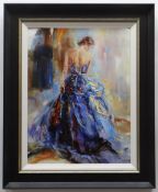 ANNA RAZUMOVSKAYA hand embellished limited edition (52/195) giclee on canvasboard - 'Story of Love