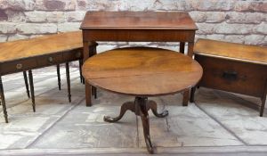 ASSORTED OCCASIONAL FURNITURE including a nest of three Georgian-style tables, 18th Century-style