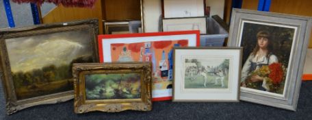 ASSORTED DECORATIVE PRINTS, including pair of Limited Edition colour prints by Colin Carr, Limited
