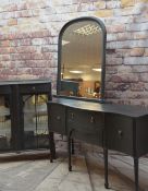 PAINTED FURNITURE, including Regency-style serpentine sideboard, 1930's china cabinet and ornamental