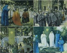 WILLIAM GRANT MURRAY set of four limited edition (118/150) colour prints - 1926 Swansea Eisteddfod