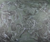 ANTHONY BRANDT lithographic print on green paper - entitled 'The Creation of the Cosmos' published