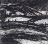 PETER PRENDERGAST etching - title to margin 'View From Studio, 1984', signed, 19 x 19cms Provenance: