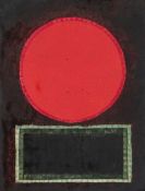 JACK JONES watercolour - abstract with red sun, 27 x 20cms Provenance: please see Lot 278
