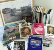 BOOKS, RECORDINGS & EPHEMERA RELATING TO DYLAN THOMAS including signed volumes by Paul Ferris,
