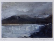 JOHN KNAPP-FISHER limited edition (56/500) print - coastal view, signed, 12 x 16cms Provenance: