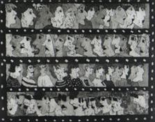 BEN PRITCHARD limited edition (1/24) aquatint etching - four film-strips of figures, titled 'Which