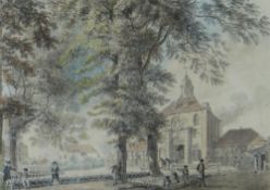 ATTRIBUTED TO SAMUEL HIERONYMUS GRIMM (Swiss, 1733-1794) watercolour - Woolwich Arsenal, entitled on