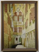 ROBERT LOUIS BANKS (British, 1911-2000) watercolour - 'Calle de Larco', 68 x 48cms Provenance: