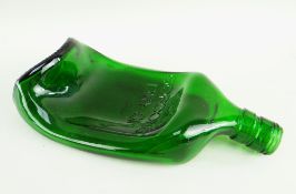 GILBERT & GEORGE (British, b. 1943 and b. 1942) green bottle glass - 'Reclining Drunk', 1973, with