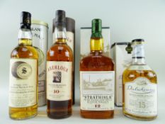 FOUR HIGHLAND MALT SCOTCH WHISKY EXPRESSIONS comprising Signatory Vintage Glenallachie 1991