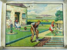VINTAGE EDUCATIONAL POSTER, c. 1940s, Educational Publishing Company Ltd. (Cardiff) poster no. 3,