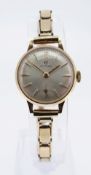 9CT GOLD CYMA LADIES WRISTWATCH, having 9ct gold bracelet, 19.3gms
