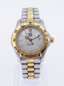 TAG HEUER LADIES WRISTWATCH, Professional 200 metres, WK 1320-1, bi-metal bracelet