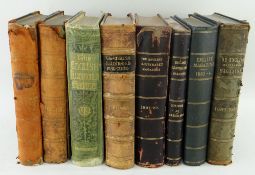 PERIODICALS: THE ENGLISH ILLUSTRATED MAGAZINE, variously bound, tight run of Victorian issues from