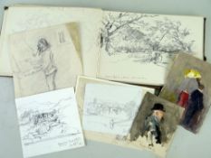 FRANCIS ABEL WILLIAM TAYLOR ARMSTRONG, R.B.A. (1849-1920), personal sketchbook containing pencil