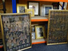 TO BENEFIT 'KIDNEY WALES': ASSORTED PICTURES, including prints of Native Americans by Harrison