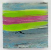 ALEX ECHO mixed media with resin - Elemental Source no.59, signed, with COA from Castle Fine Art,