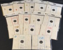 THE ROYAL MINT - Beatrix Potter 2016 carded 50p coins (14) to include Beatrix Potter 150 years,