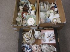 PARAGON ATHENA, MINTON CONSORT, ROYAL CROWN DERBY and other teaware, cabinet porcelain with a