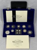 ROYAL MINT UNITED KINGDOM MILLENNIUM SILVER COLLECTION - No 04800 from a limited edition of 15000,