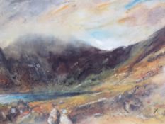 WILLIAM SELWYN limited edition print 163/500 - Snowdonia, signed in pencil, mounted but unframed, 43
