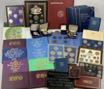VINTAGE & LATER PROOF SETS & COIN COLLECTION to include Great Britain coin album, Great Britain