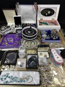 QUALITY, MAINLY MODERN COSTUME JEWELLERY by Swarovski and others to include impressive diamante