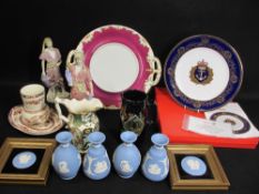 DAVENPORT TWO HANDLED PLATE, 35cms diameter, boxed Spode commemorative 'The Royal Navy Submarine