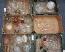 BROSTE HANDMADE WINE GLASSES, A SET OF 6 along with a very large assortment of drinking and mixed