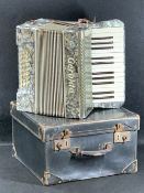 GERALDO ACCORDION - 24 button in a grey marble effect outer case