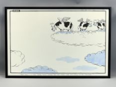 CARTOONIST 'MAC' (Stanley McMurtry MBE) original cartoon drawing entitled 'Poor Soul - 6 years she