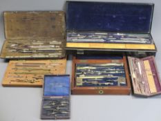 DRAWING INSTRUMENT SETS by A G Thornton Ltd, Manchester, Windsor & Newton Ltd, London and others,